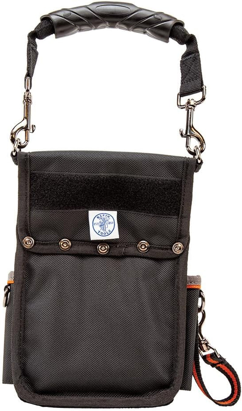 5242 Tool Pouch, Tradesman Pro Tool Pouch with Electrical Tape Thong, Reinforced Bottom, 9 Pockets