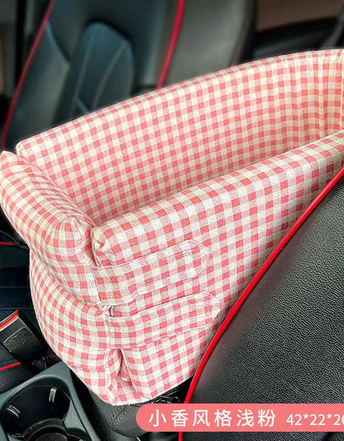 Load image into Gallery viewer, Car Central Dog Car Seat Bed Portable Dog Carrier for Small Dogs and Cats Safety Travel Bag Accessories
