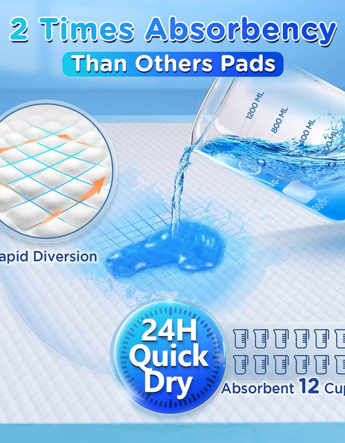 Load image into Gallery viewer, 4XL 36"X36" Thicken Heavy Absorbent Dog Pads 100 Pack - Jumbo Disposable Wee Wee Pads Quick Dry Leakproof Pee Pads for Dogs, Cats, Rabbits Pets
