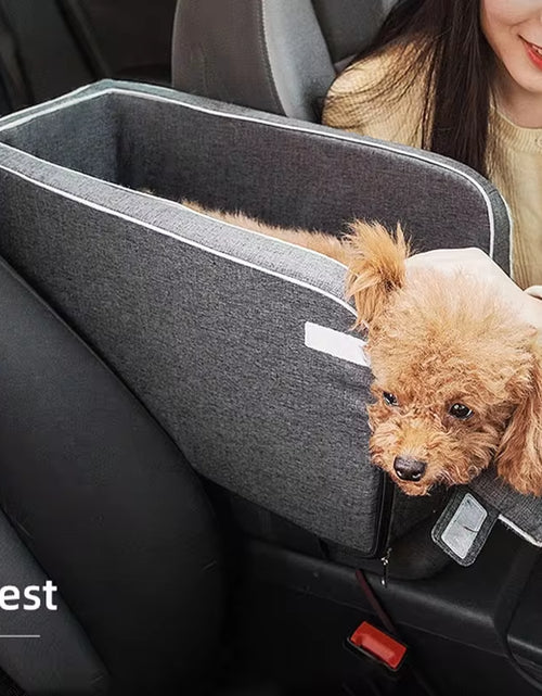 Load image into Gallery viewer, Car Central Dog Car Seat Bed Portable Dog Carrier for Small Dogs and Cats Safety Travel Bag Accessories
