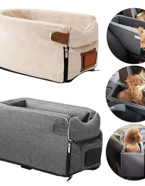 Load image into Gallery viewer, Car Central Dog Car Seat Bed Portable Dog Carrier for Small Dogs and Cats Safety Travel Bag Accessories
