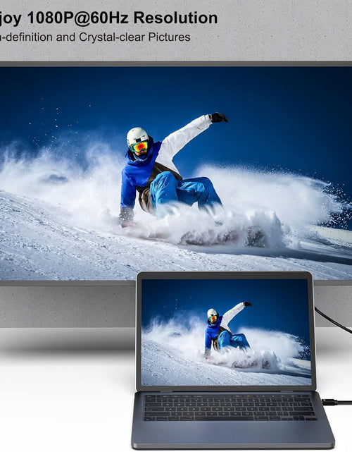 Load image into Gallery viewer, Mini Displayport to DVI Cable, Mini DP to DVI 1.83M Cable Male to Male Gold-Plated Cord for Macbook, Imac(Lg51) Surface Pro and Laptop
