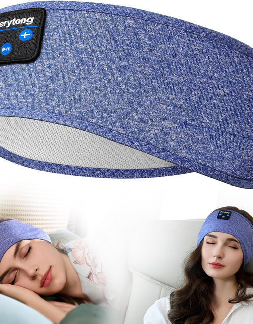 Load image into Gallery viewer, Sleep Headphones Wireless, Bluetooth Sports Headband Headphones with Ultra-Thin HD Stereo Speakers Perfect for Sleeping,Workout,Jogging,Yoga,Insomnia, Air Travel, Meditation (Skyblue)
