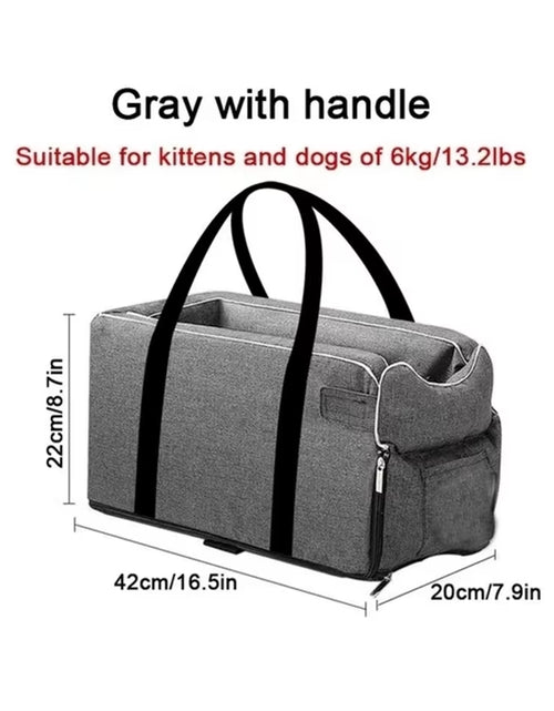 Load image into Gallery viewer, Car Central Dog Car Seat Bed Portable Dog Carrier for Small Dogs and Cats Safety Travel Bag Accessories
