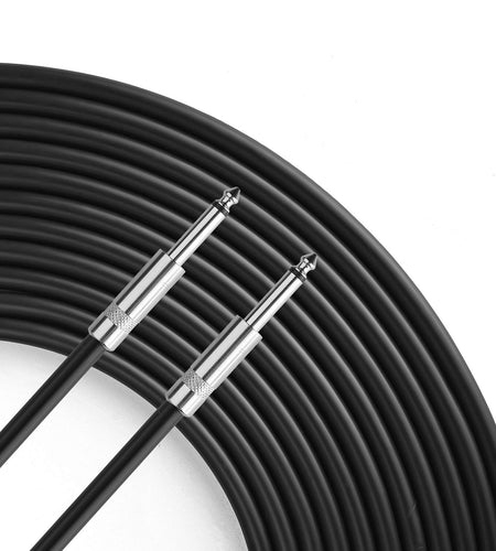 2Pack 200 Ft 1/4" to 1/4" Speaker Cables, True 12AWG Patch Cords, 1/4 Male Inch DJ/PA Audio Speaker Cable 12 Gauge Wire.