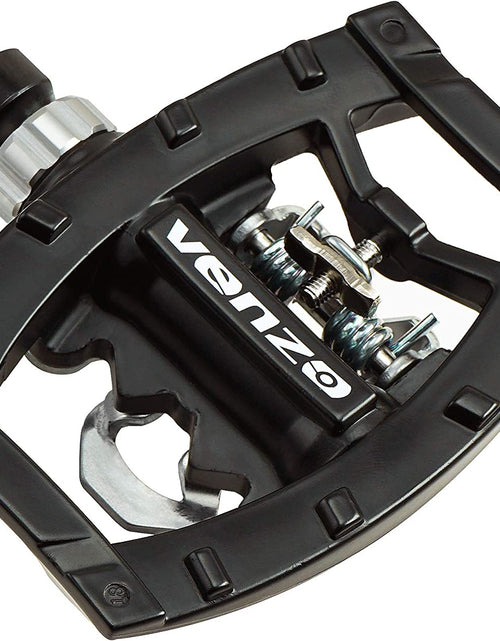 Load image into Gallery viewer, Dual Function Platform Multi-Use Compatible with Shimano SPD Mountain Bike Bicycle Sealed Clipless Pedals - Dual Platform Multi-Purpose - Great for Touring, Road, Trekking Bikes
