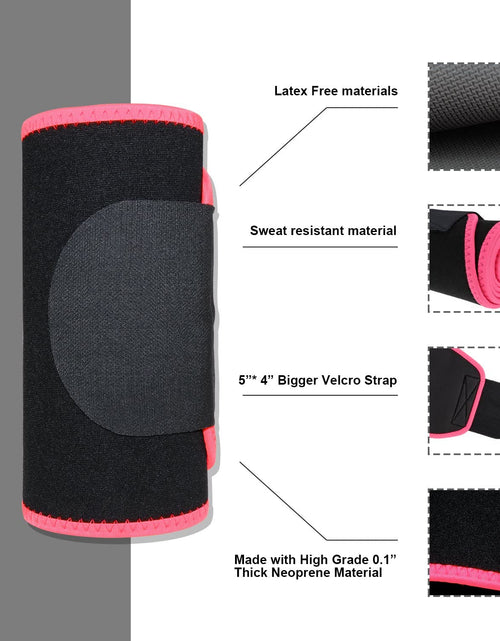 Load image into Gallery viewer, Waist Trainer for Women Men Sweat Belt Waist Trimmer Belly Band Stomach Wraps

